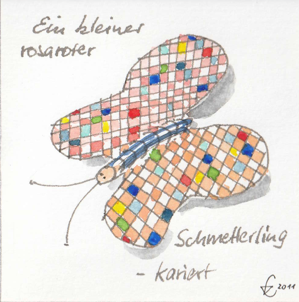 Ein kleiner Schmetterlimg